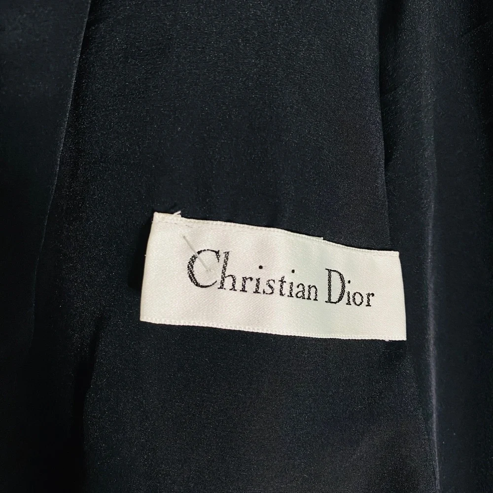 Rare Vintage Christian Dior Velvet Dress - Picture 13 of 14